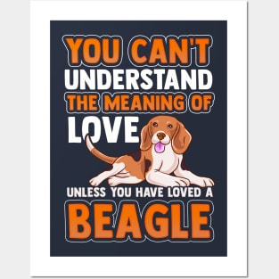 Beagle Dog Pet Love Funny Quote Humor Gift Posters and Art